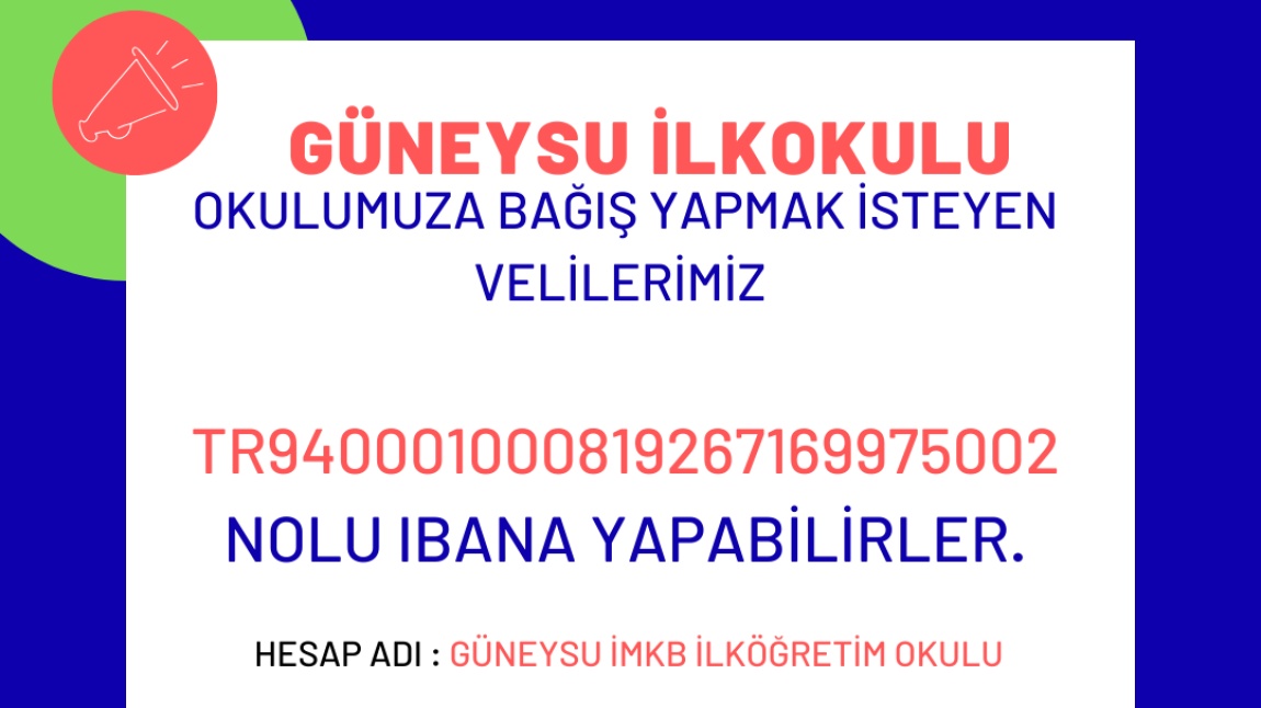 OKUL AİLE BİRLİĞİ HESAP NUMARASI